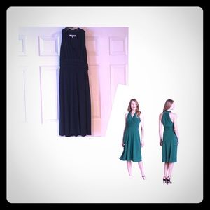 Classic Teal Midi Dress